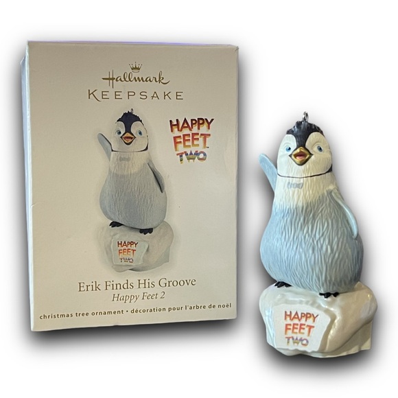 2012 Hallmark Keepsake Christmas Ornament Happy Feet 2 Erik Dancing Penguin - Picture 1 of 5